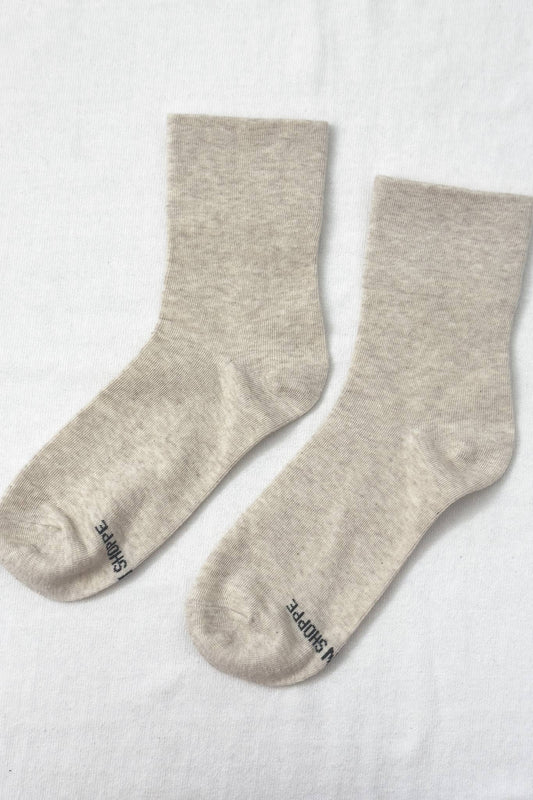 Sneaker Socks: Oatmeal