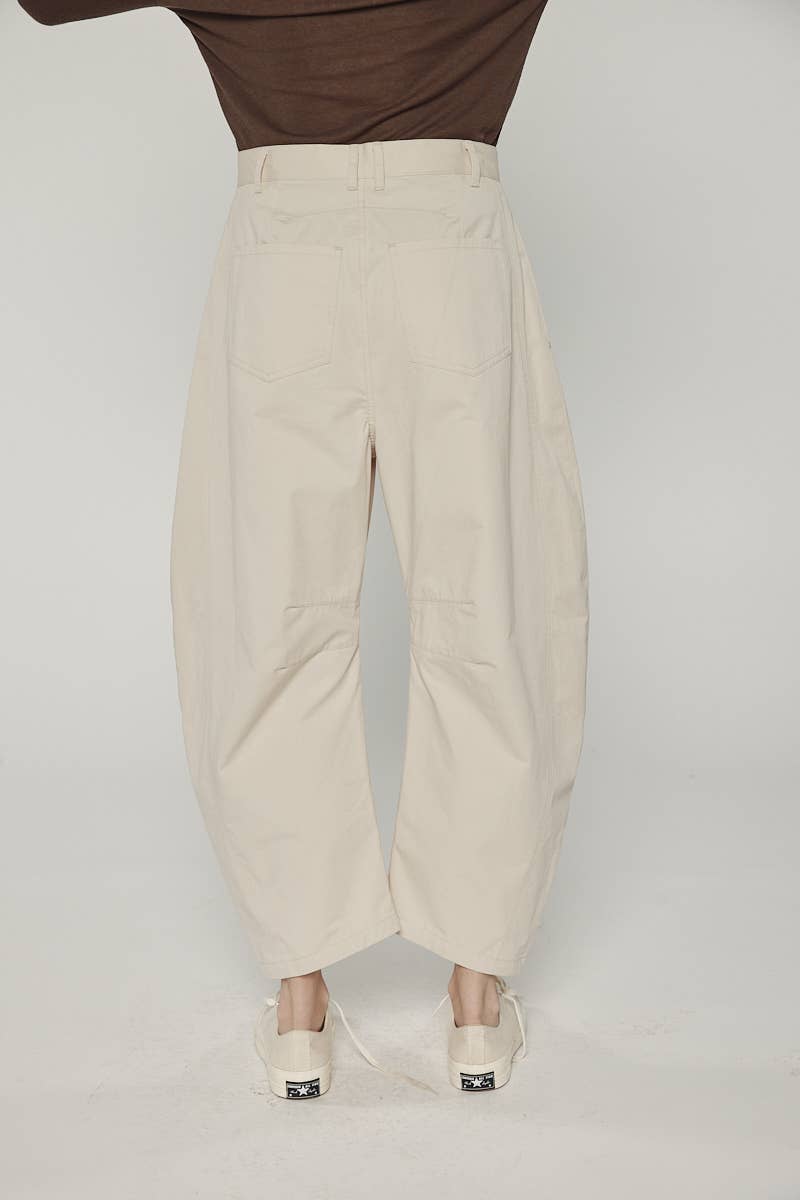 Seamed Barrel Pants