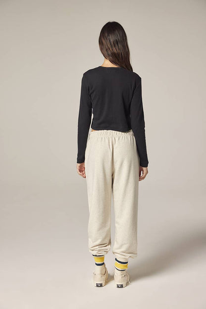 Button down short cardigan: Black / Solid