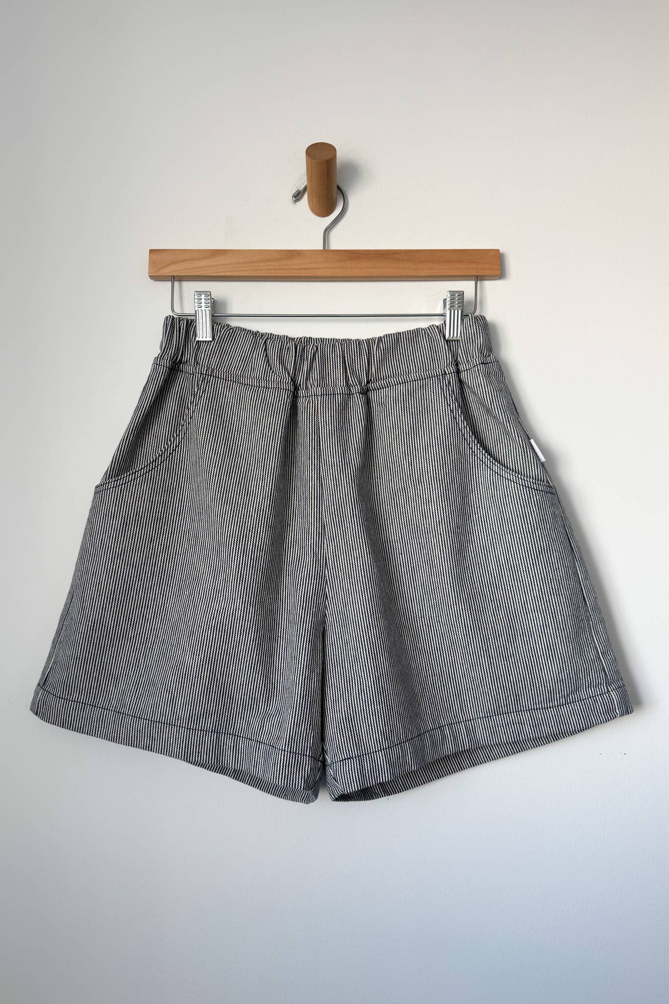 City Shorts - Navy Gingham