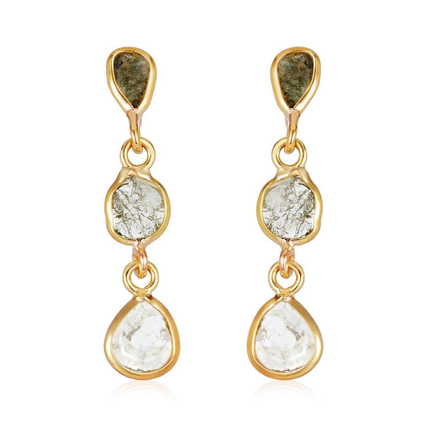 Slice Diamond Trio Earrings
