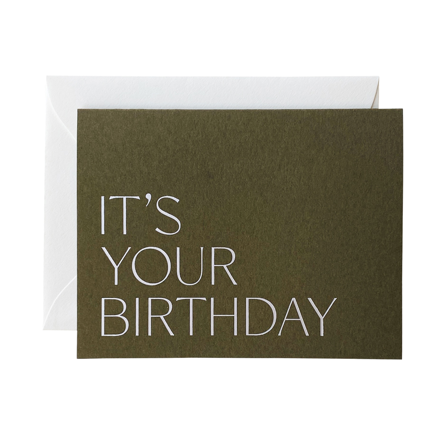 It's Your Birthday No. 21: Moss / Single Card