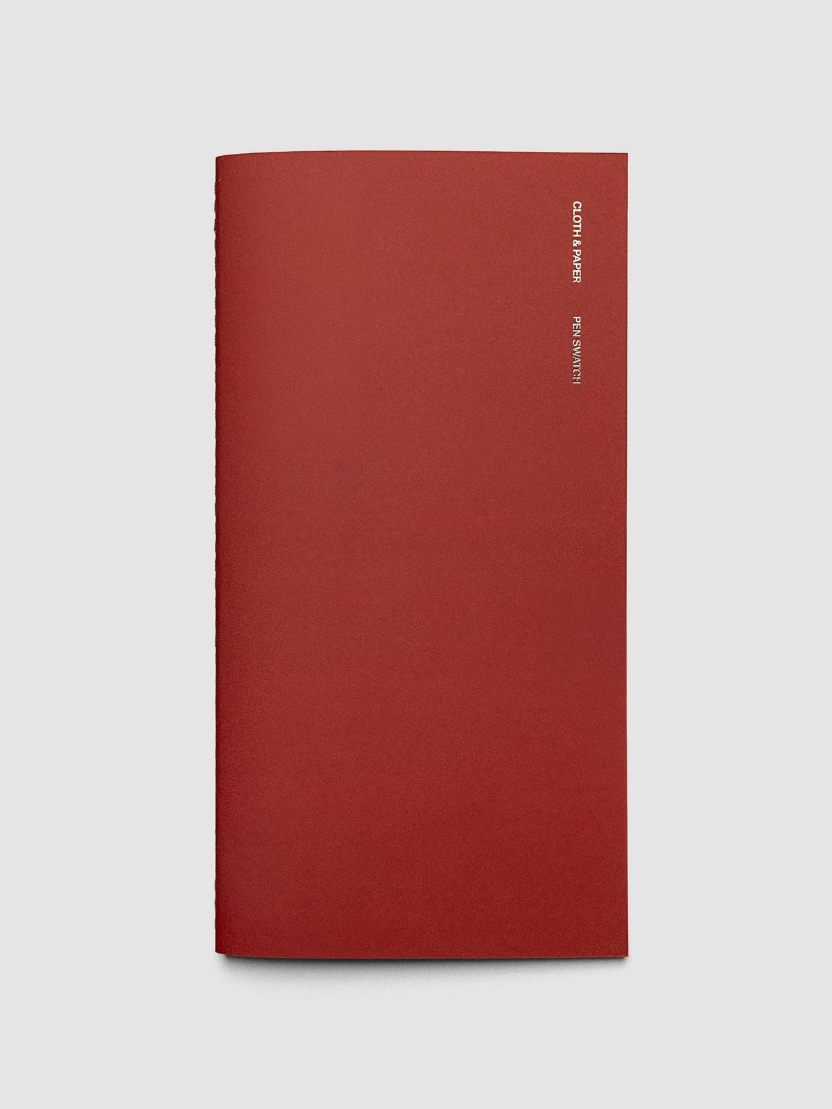 Travel Notebook | A5 Slim: Pen Swatch | Merlot