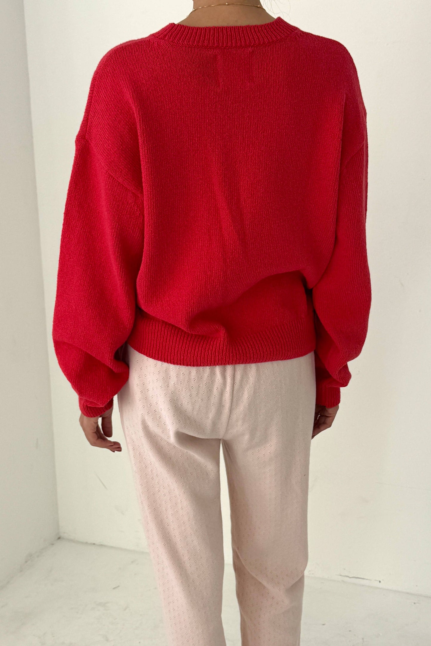 Milo Cotton Sweater in Blue