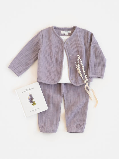 Organic Baby Marley Muslin Jacket - Lilla