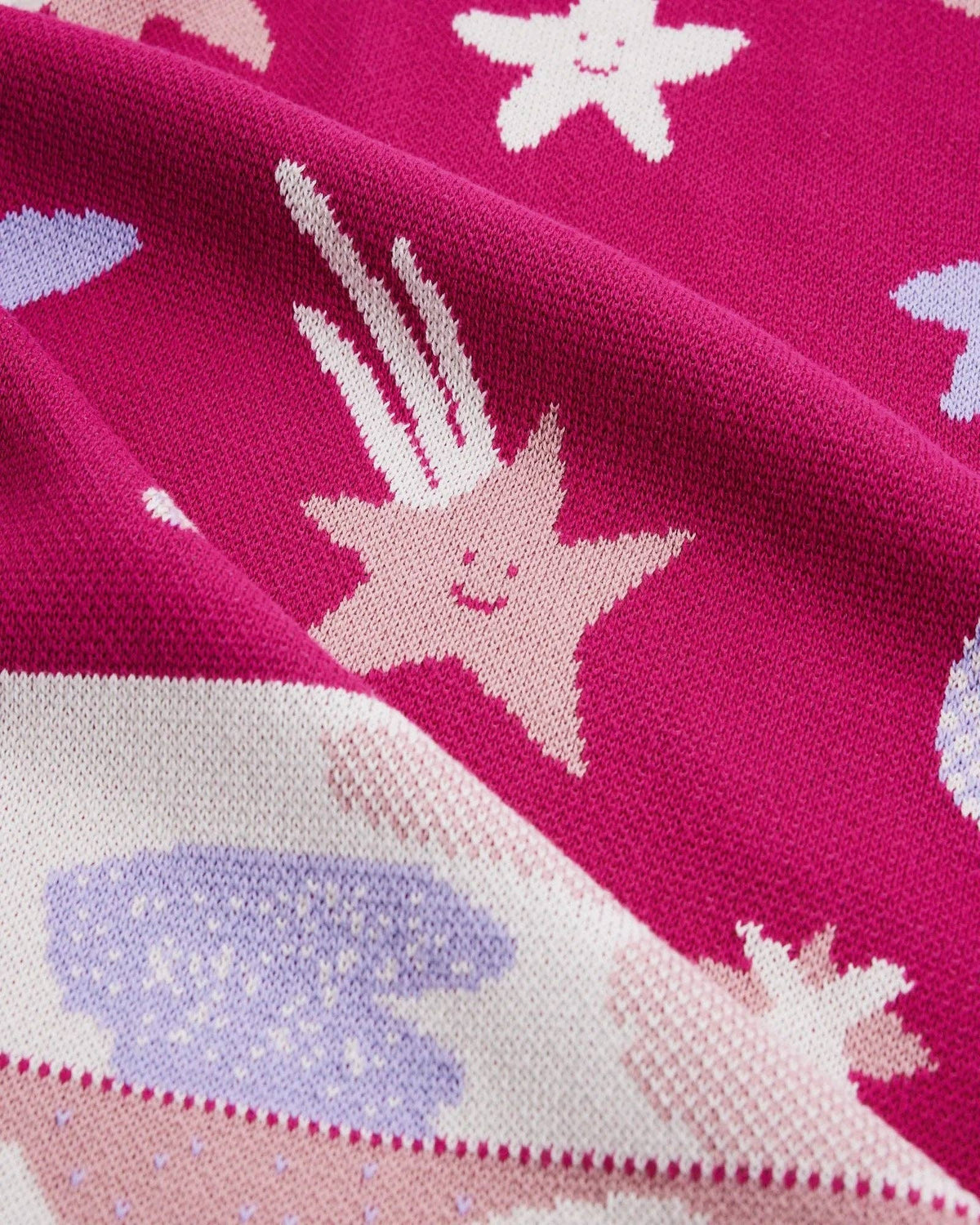 Night Sky - Knit Baby & Kid's Blanket - Cotton - Made in USA: Deep Space in Organic Cotton