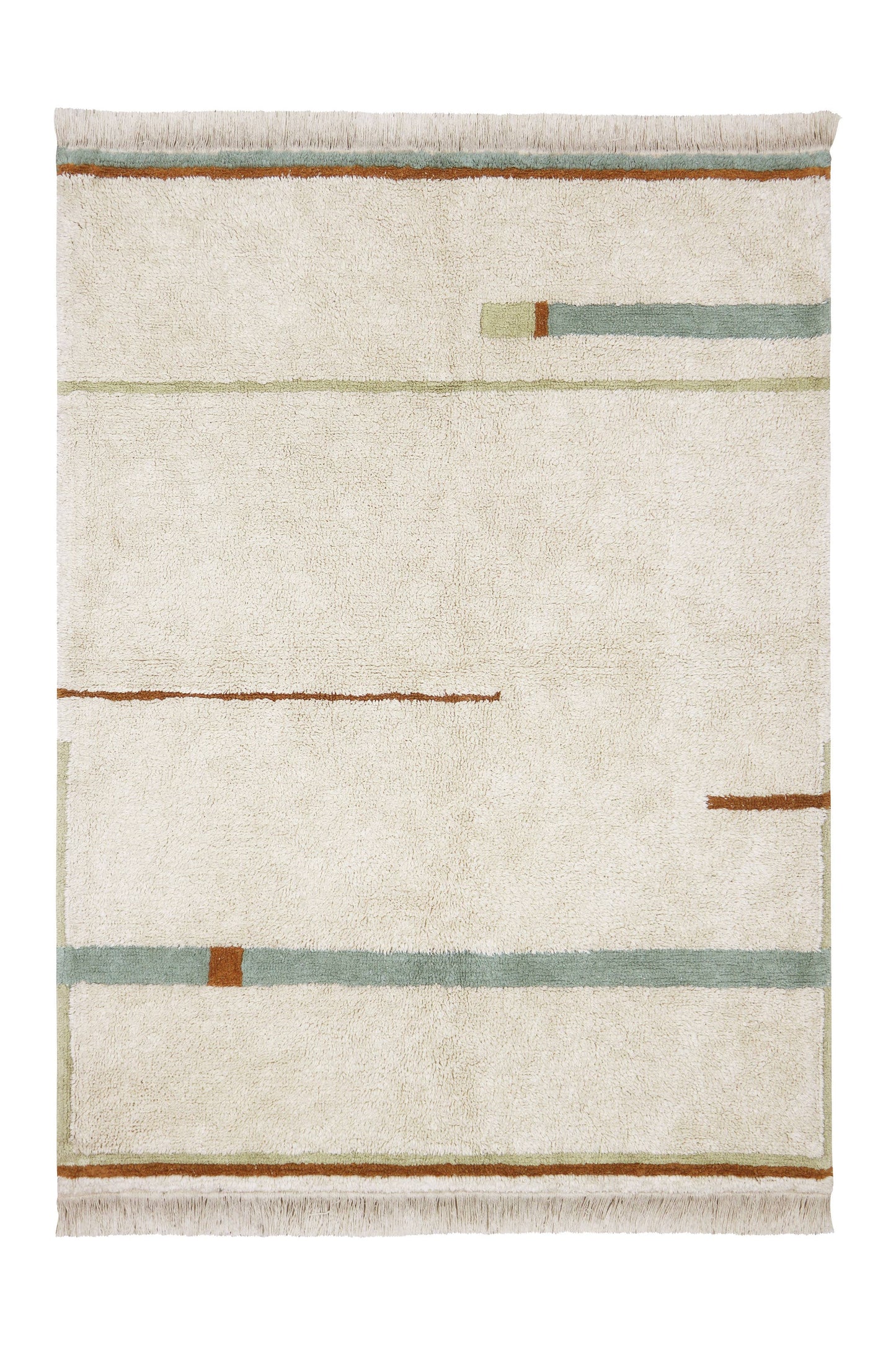 Washable Rug Lanes Vintage Blue